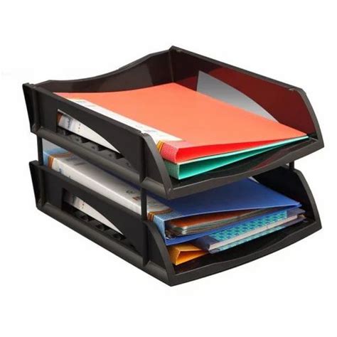 SOLO Blue, Black TR312 Delux Paper & File Tray (2 Pcs Set) XL at Rs 588 ...