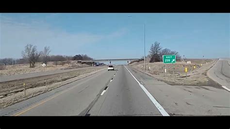 Tipton, Wilton Iowa To Brooklyn Iowa, Winter, I-80 West - YouTube