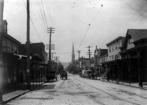 Shamokin, Pennsylvania, Looking South from the railroad crossing, 1905 ...