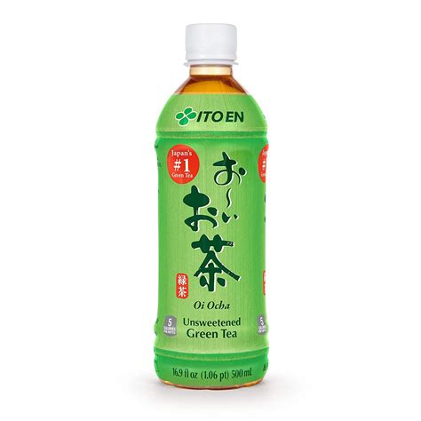 Ito En Oi Ocha Unsweetened Green Tea 16.9 oz Bottle - Blue Dog Beverage