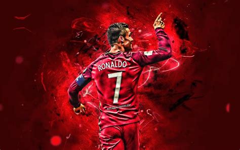 Download wallpapers Portugal National Team, Cristiano Ronaldo, back ...