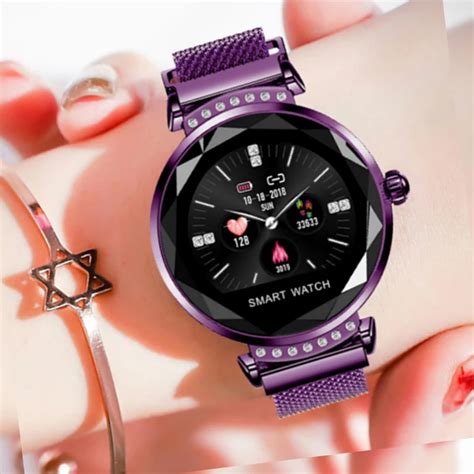 2019 New Smart Watches Bracelet Women Luxury Ladies Magnetic Mesh Band ...