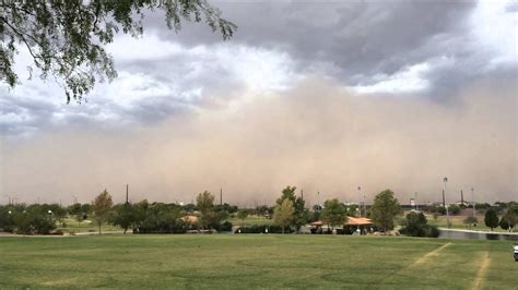 Iphone Video of a Huge Haboob Duststorm Severe Weather in Gilbert ...