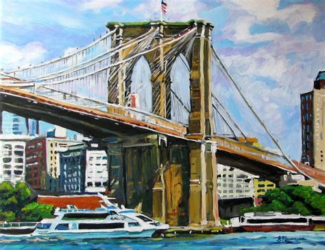 Brooklyn Painting. Brooklyn Bridge Painting. Brooklyn Art.