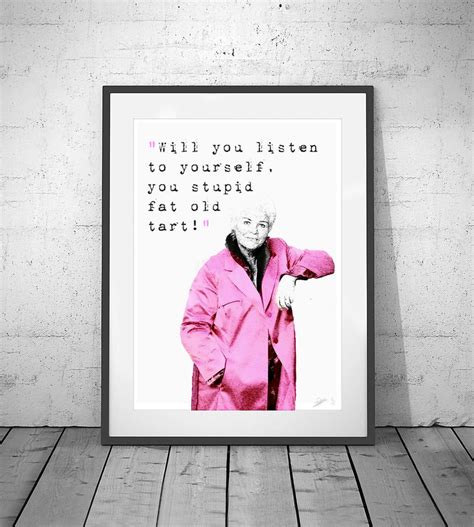 Pat Butcher Old Tart Limited Edition Print London Eastenders Pink Urban ...