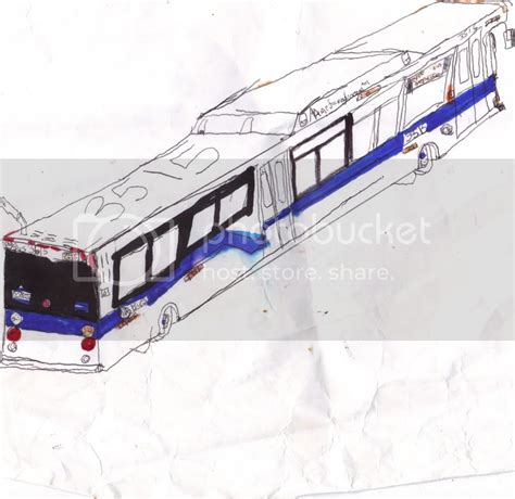 MTA Bus 3515 Drawing - Artwork and Graphic Design - NYC Transit Forums