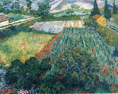 Field with Poppies, 1889 - Vincent van Gogh - WikiArt.org