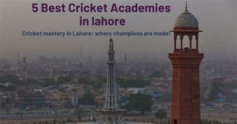 Cricket academy near me? Discover 5 best cricket academy in Lahore