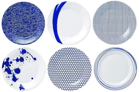 Amazon.com: Royal Doulton Pacific Set of Six Accent Plates : Home & Kitchen