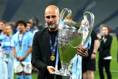 Pep Guardiola emotional as Manchester City win Champions League to seal ...