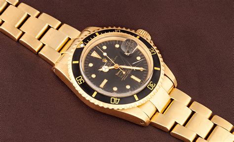 Vintage Of The Week: Gold Rolex Tiffany Submariner 1680