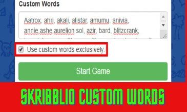 Discover Skribbl.io Custom Words List 2022 - Skribbl.io Unblocked Play