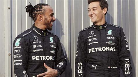 Lewis Hamilton will 'put pressure' on Mercedes team-mate George Russell ...