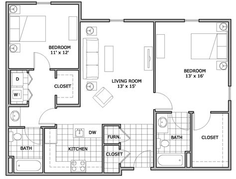 2 Bedroom - Phase 3 | 2 Bed Apartment | The Abbey Apartments