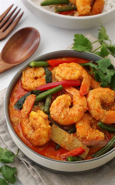 Thai Red Prawn Curry - Khin's Kitchen