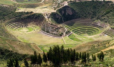 Moray Cusco laboratorio Inca - Terraza y andenerias