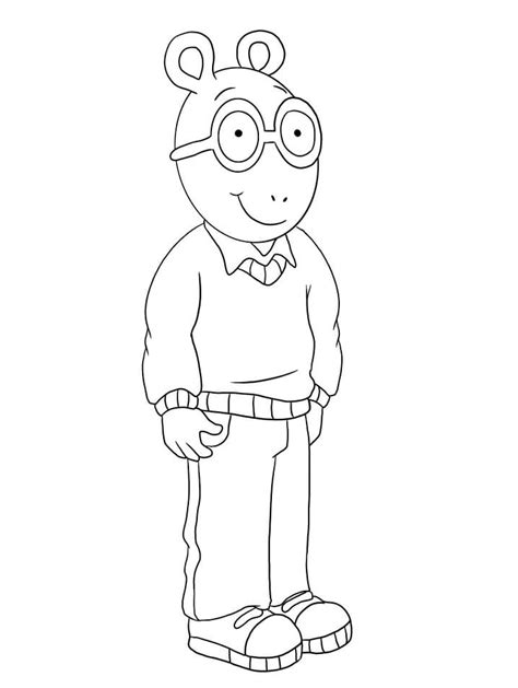 Arthur Read coloring page - Download, Print or Color Online for Free