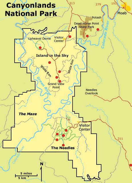 √ National Parks In Utah Map