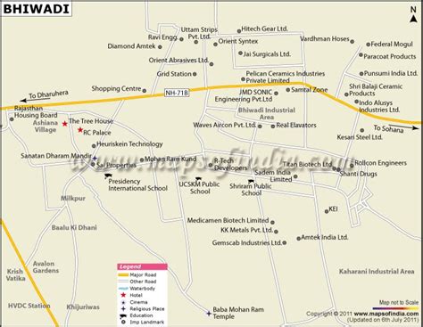 Bhiwadi: Rajasthan: bhiwadi maps