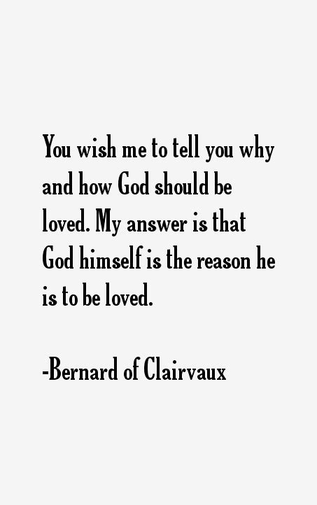 Bernard of Clairvaux Quotes & Sayings