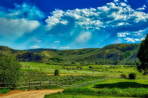 1920x1200px | free download | HD wallpaper: wyoming, ranch, farm ...