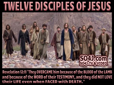 TWELVE DISCIPLES OF JESUS - NAME LIST - SO4J