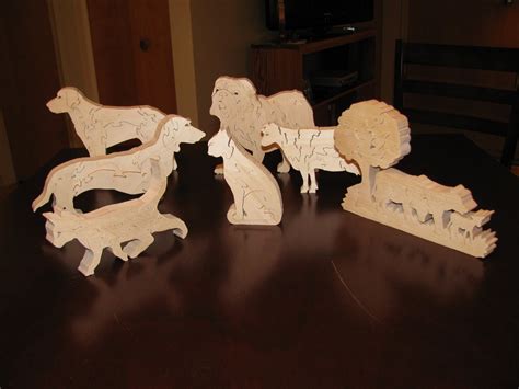 GW Scroll Saw Works: Animal Wood Puzzles