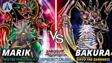 Yu-Gi-Oh! Yami Marik Budget VS Yami Bakura Budget Speed Duel Match ...