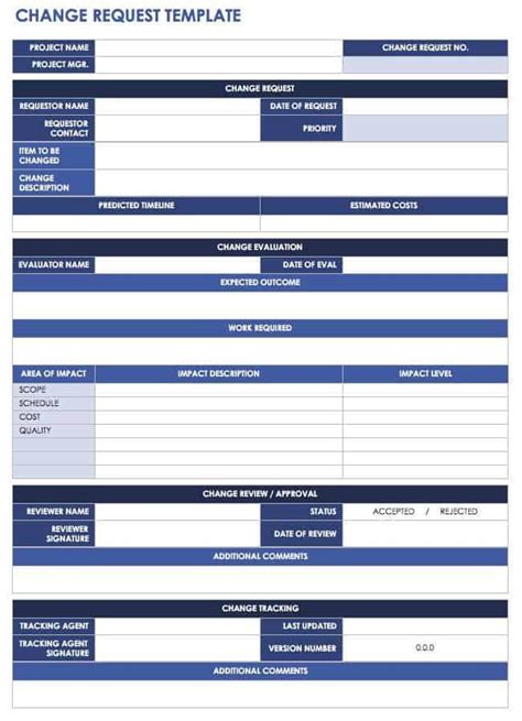 Change Management Form