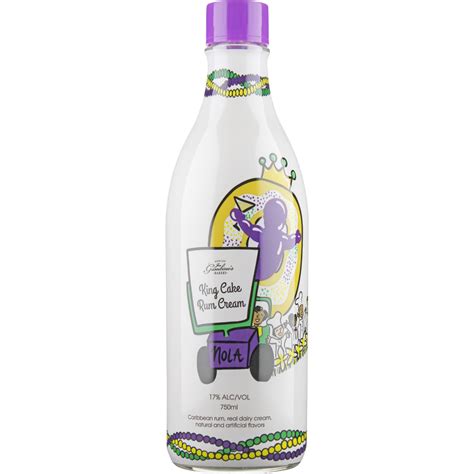 Gambinos King Cake Rum Cream Liqueur