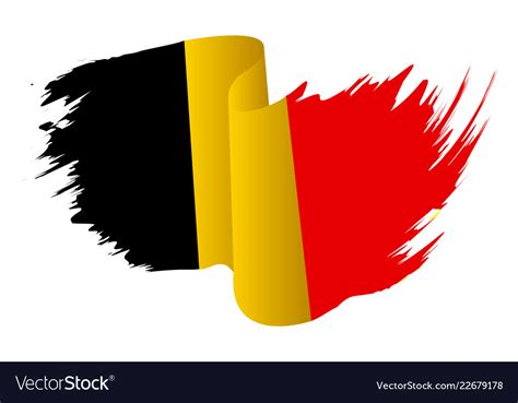 Belgium flag symbol icon design belgian flag Vector Image