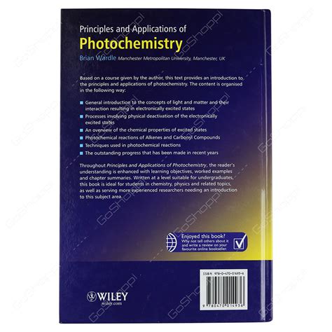 Principles And Applications Of Photochemistry By Brian Wardle - Buy Online