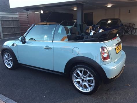 2011 Mini Cooper D Convertible in rare Ice Blue with chilli pack | in ...