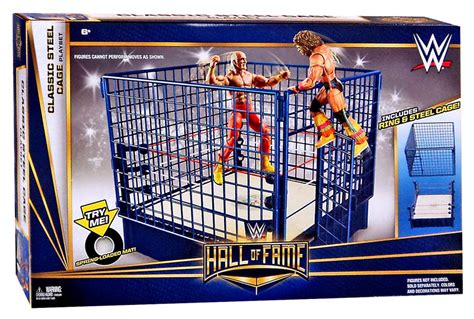 WWE Wrestling Classic Steel Cage Superstar Ring Mattel Toys - ToyWiz