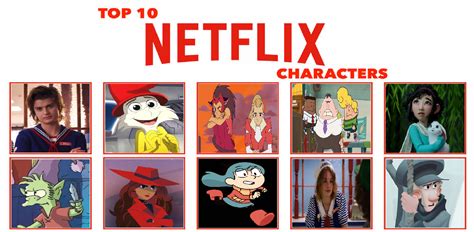 My Top Ten Favorite Netflix Characters by MorganTheFandomGirl on DeviantArt