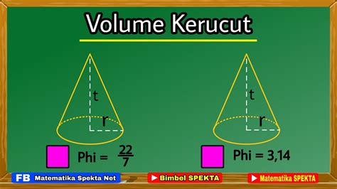 Cara Menghitung Volume Kerucut Diketahui Diameter Calculator - IMAGESEE