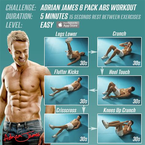 6 Day Abs Exercises For Beginners for Beginner | Fitness and Workout ...