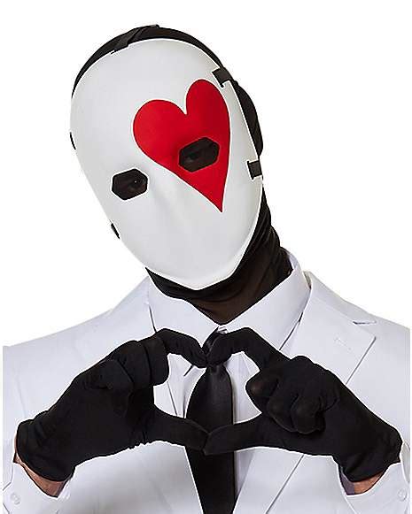 Heart Wild Card Half Mask - Fortnite - Spirithalloween.com