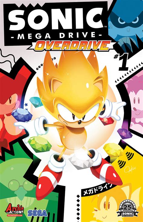 Archie Comics announces Sonic Mega Drive – Overdrive, due out March ...