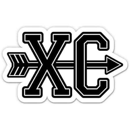 Amazon.com - XC Cross Country Running Runner Stickers - 2 Pack of 3 ...