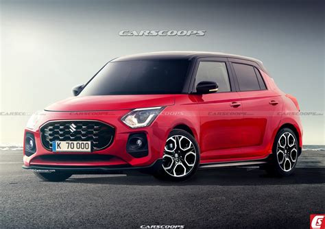 Suzuki Swift 2023: foto spia e render anticipano la nuova generazione