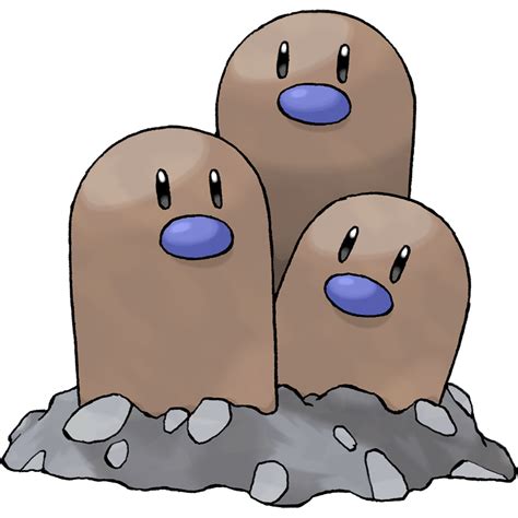 #051 Shiny Dugtrio by ExoticPoke on DeviantArt