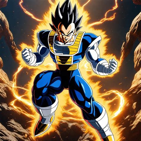 vegeta ultra ego transformation dragon ball - AI Generated Artwork ...