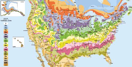 USDA Plant Hardiness Zone Map | Planting Zones Map USA - Garden.org