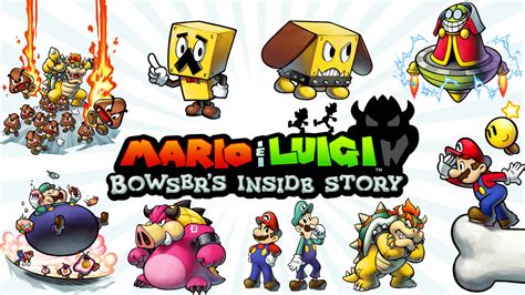 Download Bowser Luigi Mario Video Game Mario & Luigi: Bowser's Inside ...