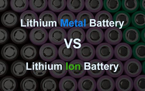 Lithium Metal Battery vs Lithium-ion Battery: Which Is Better - Polinovel