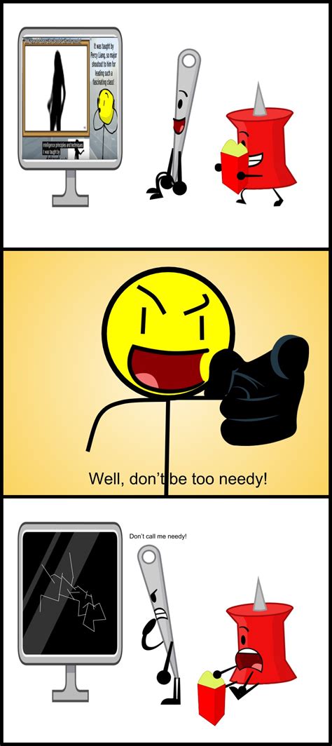 BFDI Comic #1: Don't Call Me Needy by DoomesPro93 on DeviantArt