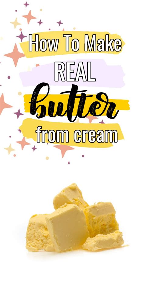 How To Make Butter From Heavy Cream - High Country Farms