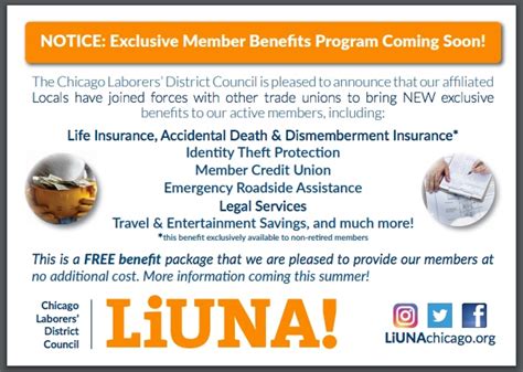 New Union Only Benefits Coming Soon – LOCAL 1001 NEWS