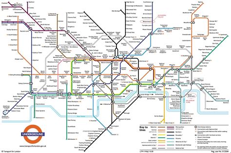 Underground: London metro map, England